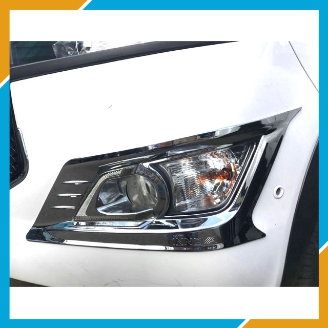 VARIASI INNOVA REBORN GARNISH LAMPU DEPAN FOGLAMP KABUT MOBIL COVER CHROME