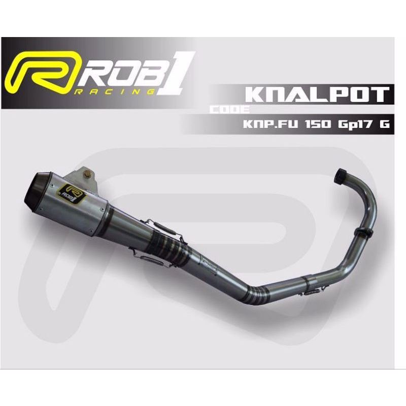 Knalpot Rob1 GP17 Satria Fu Original Racing Jogjakarta Asli RCB1