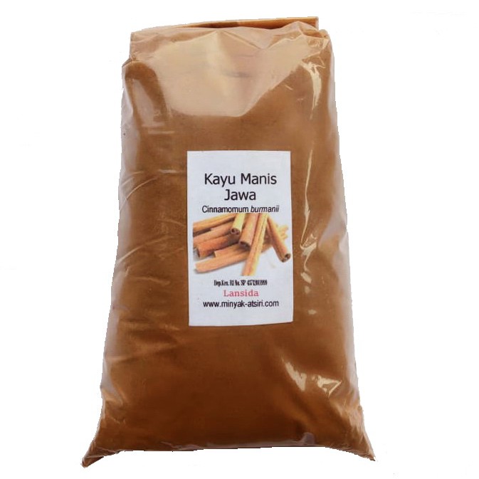 Bubuk Kayu Manis Jawa 500 g Serbuk Keningar Simplisia Cinnamon Bark Powder