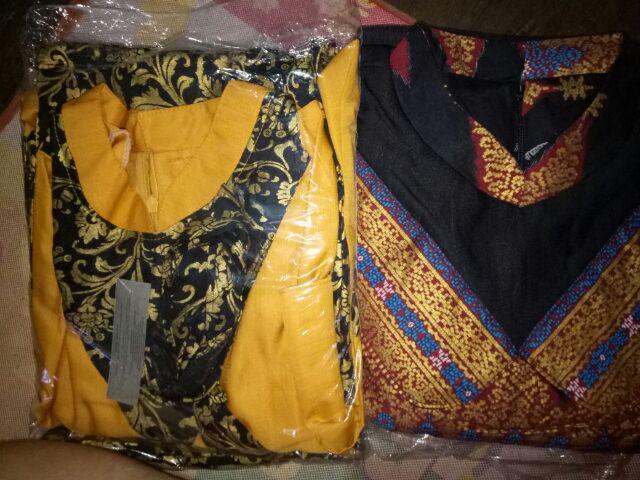 Batik Couple Kebaya Modern Princess Azkana #2 Kondangan Setelan Batik Stelan Wanita Kerja Wanita