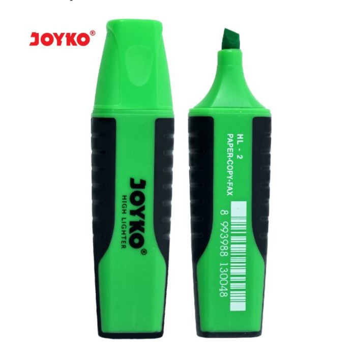 

Highlighter Highliter Penanda Berwarna Joyko Warna HIJAU HL-2 / HL 2
