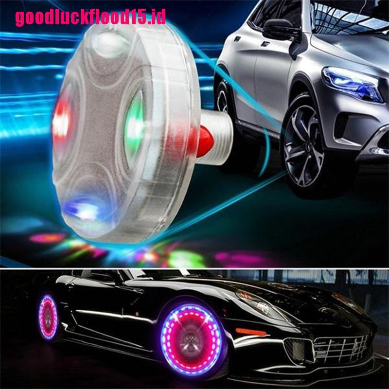 {LUCKID}4 Modes 12 LED Car Solar Energy Flash Wheel Tire Rim Light Lamp Decoration