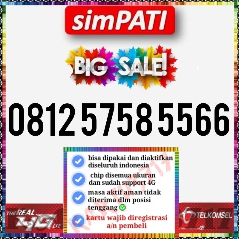 NOMOR CANTIK SIMPATI 5758 5566
