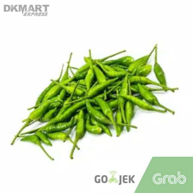 Cabe rawit hijau 100 gram