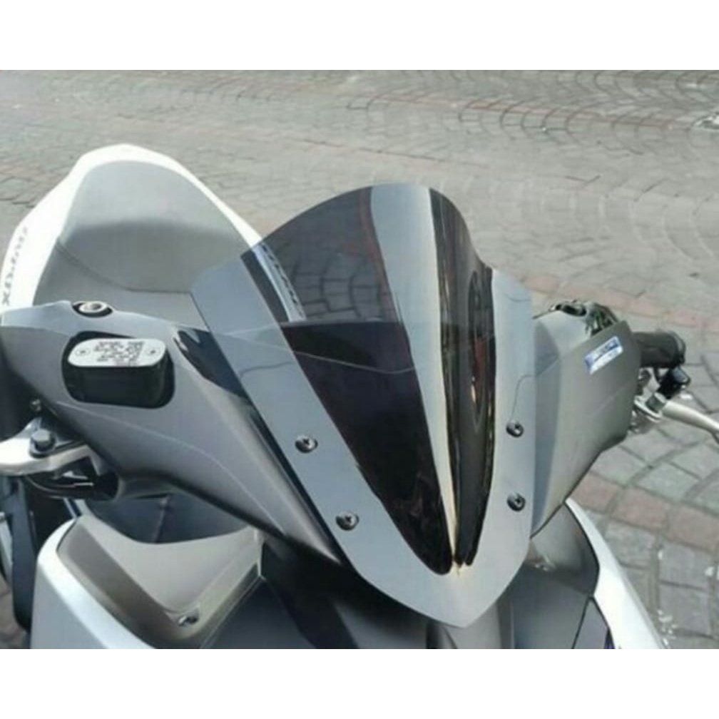 Windshield Visor Aerox155 PNP Aerox155 Connected Jenong Tinggi 28cm