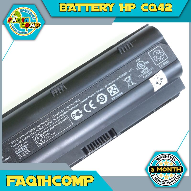 Baterai Original Laptop HP Compaq Presario CQ42 CQ43 CQ320 CQ430 CQ431 HP 1000 430 431 435 DM4 G42