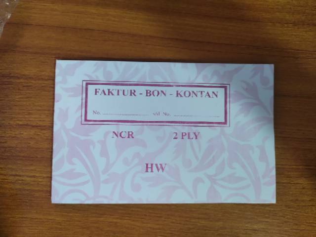 Faktur Kecil 2 ply (1 lusin)