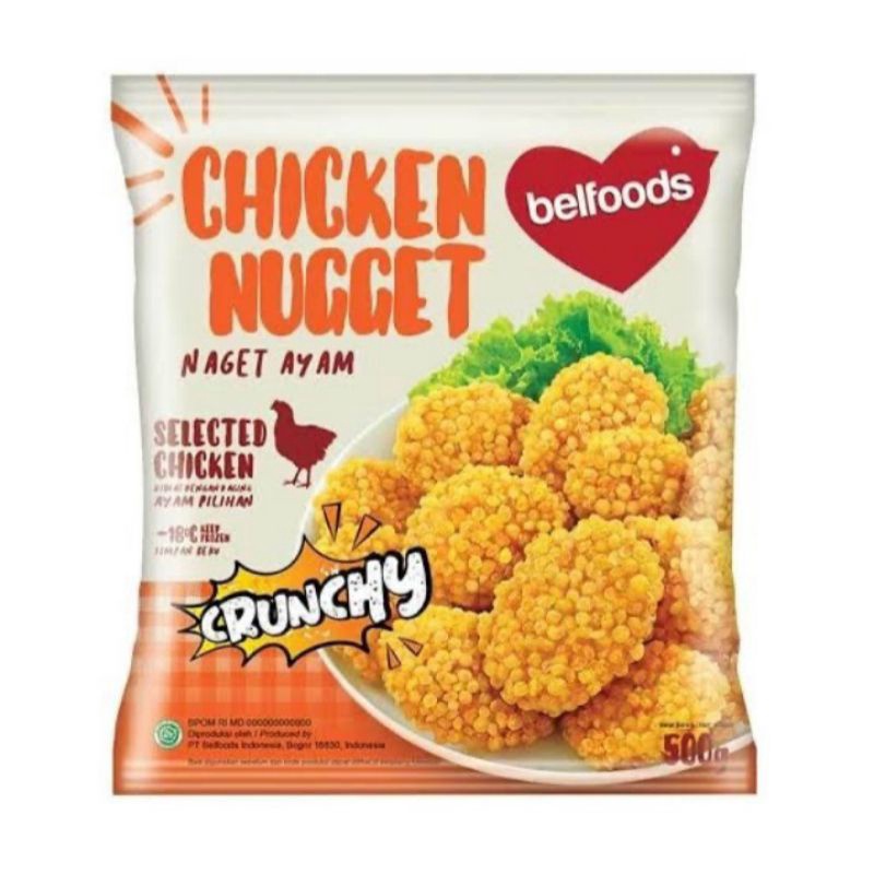 

BELFOODS CRUNCHY NUGGET 500 GRAM