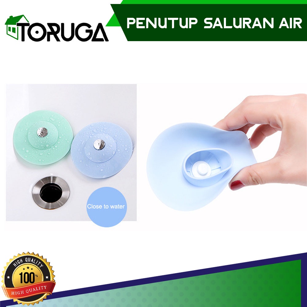 Penutup Lubang Wastafel Penyumbat Saluran Air Sink Fleksibel Silikon Drain Stopper