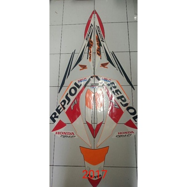 Sticker,Striping Honda BLADE REPSOL 2017