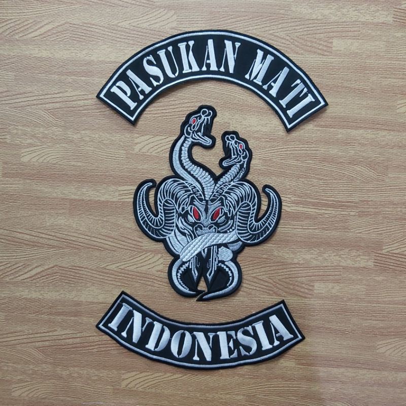 Backpatch bordir satu set MotorHead / Acdc termurah Terlaris dan terkeren