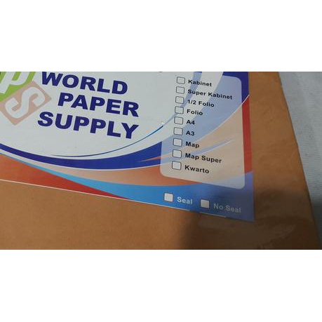 

♠ KATALOG INI HANYA !! AMPLOP COKLAT SUPER MAP 290x390 mm ➹