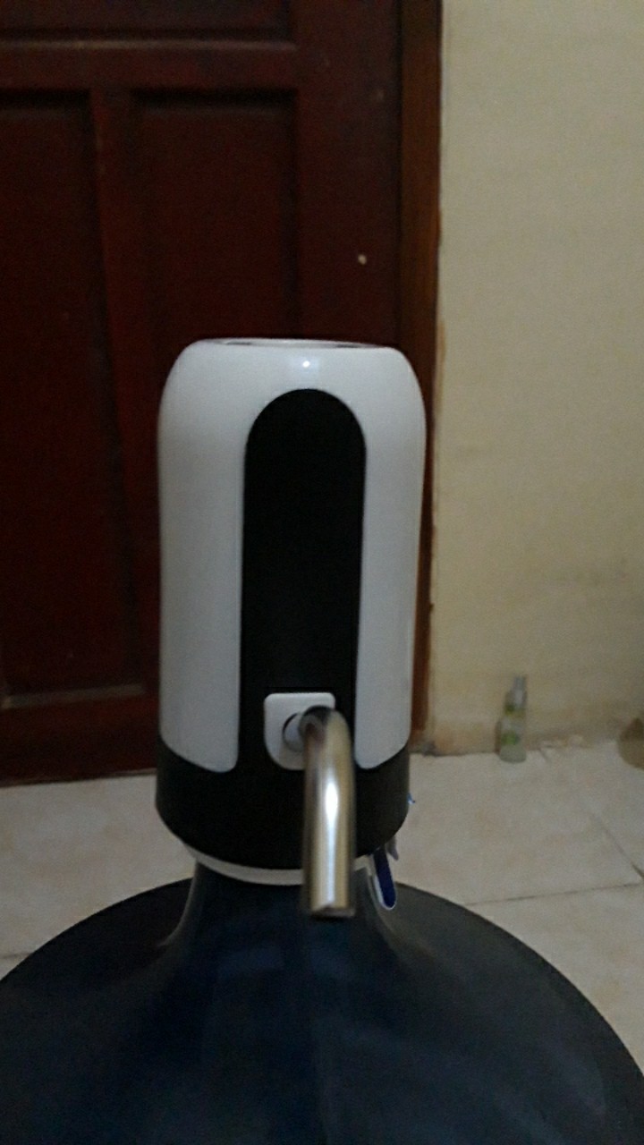 Pompa Air Minum Galon Lampu Led Elektrik Otomatis Usb Electric Water Pumping Dispenser 4 Watt Putih