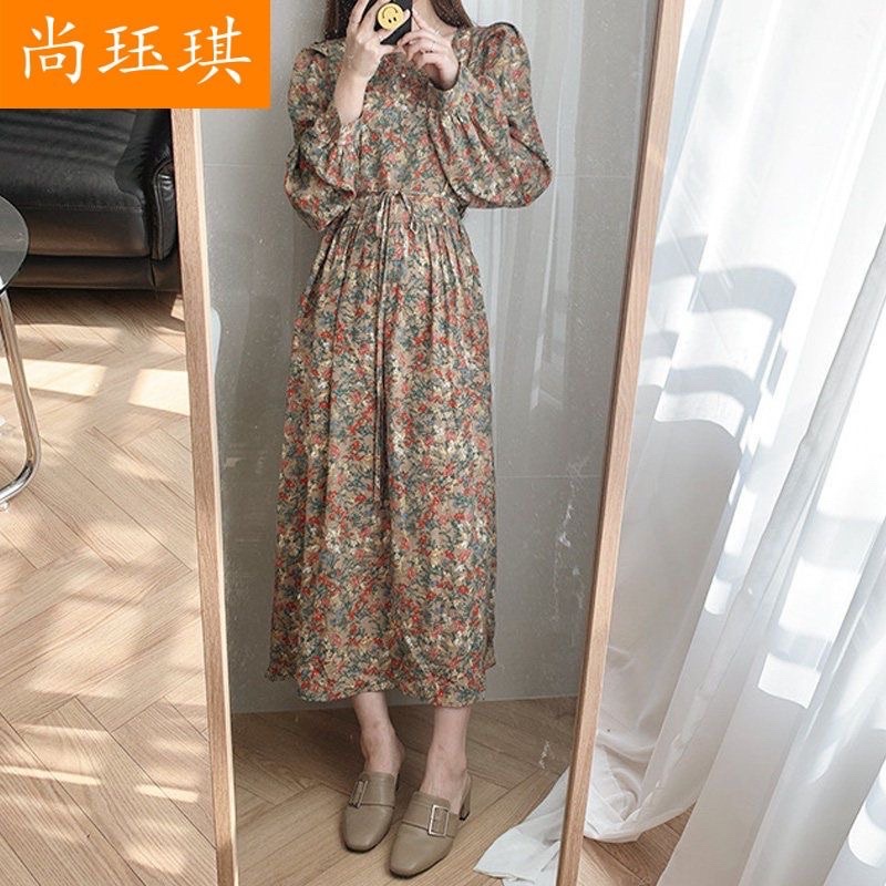 【Bisa Cod ✅ 】Korea Flower Dress A line Oversized M18