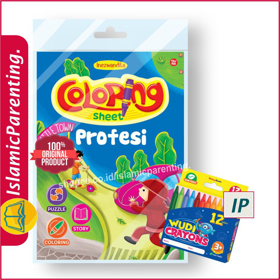 

COLORING SHEET PROFESI FREE CRAYON ORIGINAL INEZWANDITA