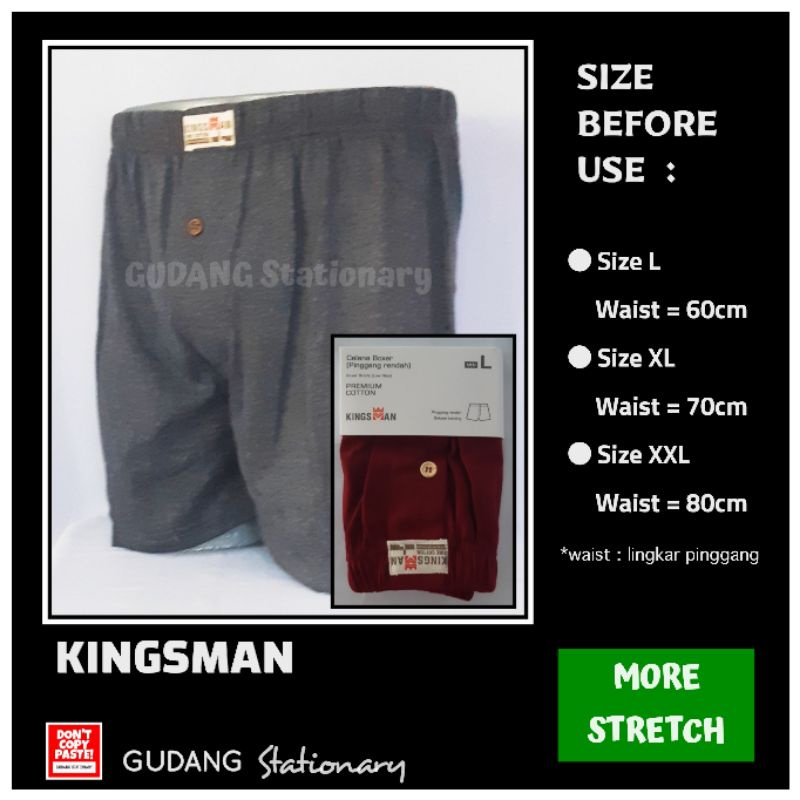 Boxer Briefs Men Premium Cotton KINGSMAN