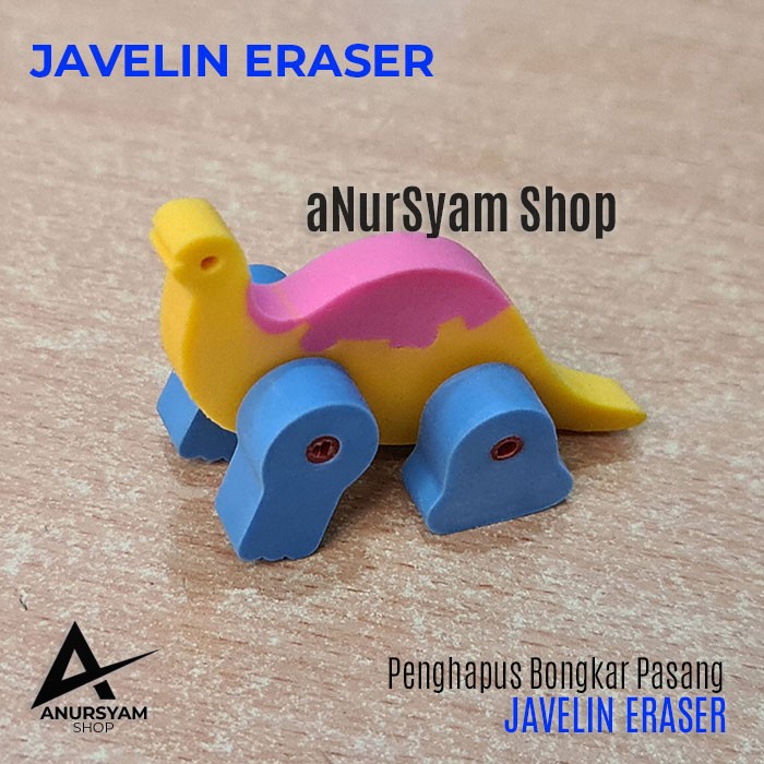 

Penghapus Pensil Dinosaurus JAVELIN Bongkar Pasang
