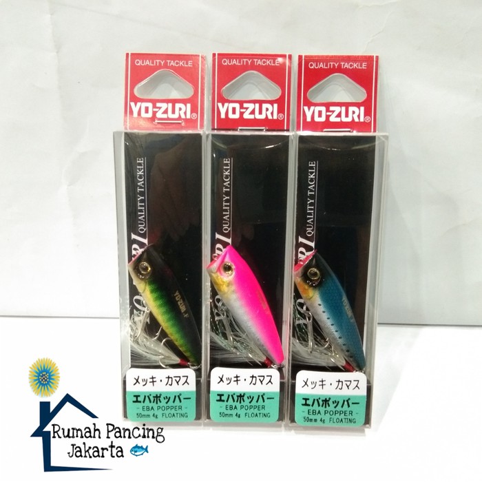 Cuci Gudang Lure Umpan Yozuri Eba Popper 50mm