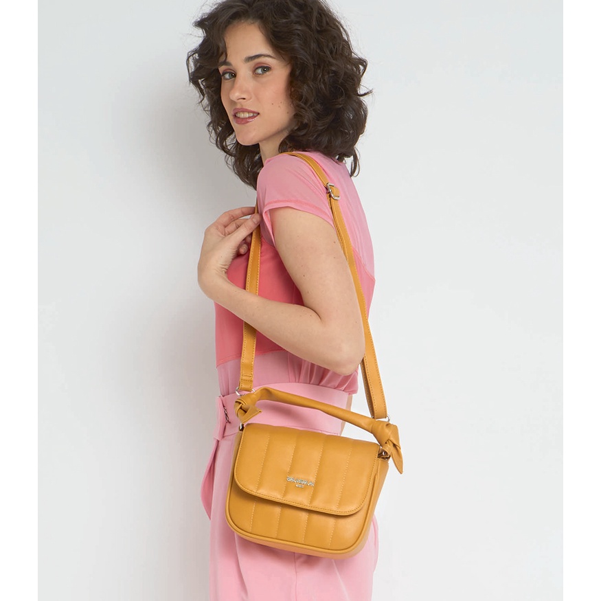 TAS WANITA KEKINIAN PUFFY BOWLER YELLOW BRUNBRUN PARIS SOPHIE MARTIN TERBARU 2022 PROMO
