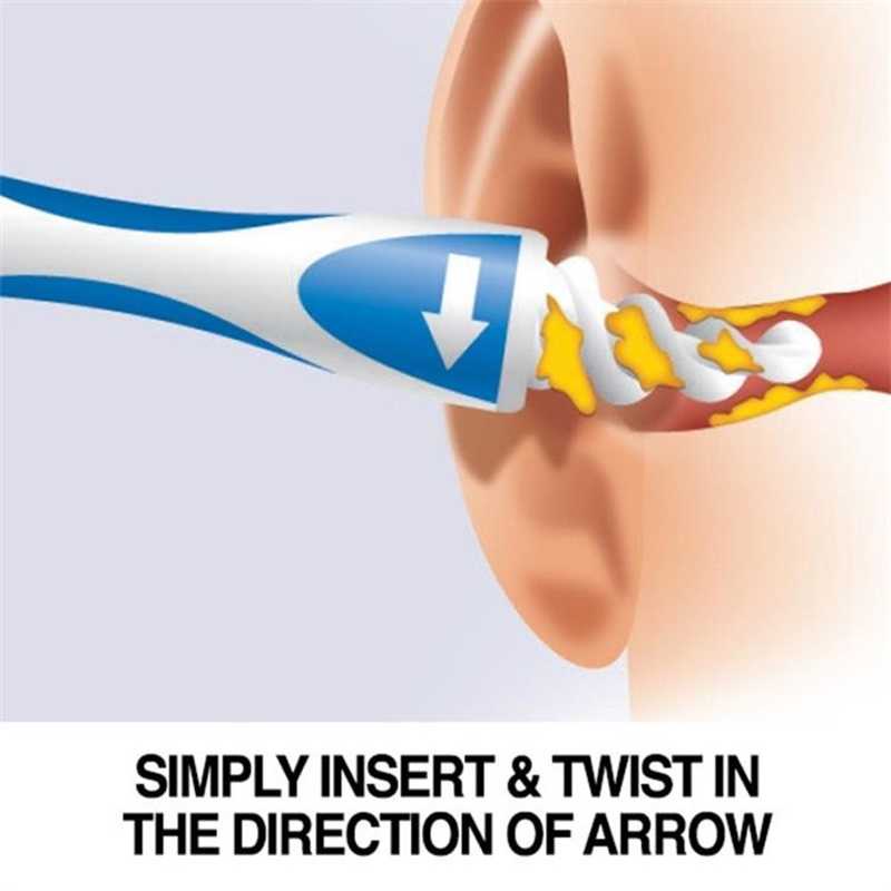 Alat Pembersih Korek Telinga Portable - White/Blue