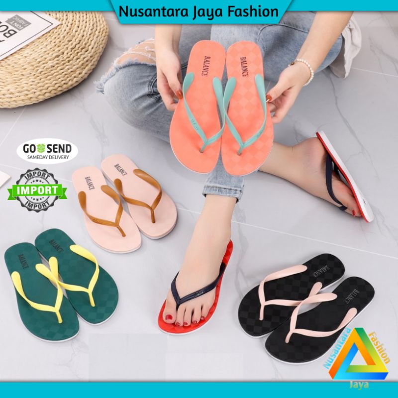 COD 12.12 Sandal Jepit Wanita Terbaru - Sandal Jepit Jelly Wanita - Sandal Balance B 2173 2