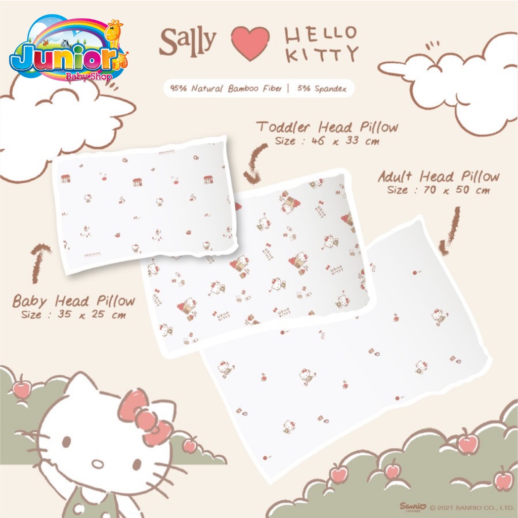 Friends Of Sally Adult Head Pillow Hello Kitty