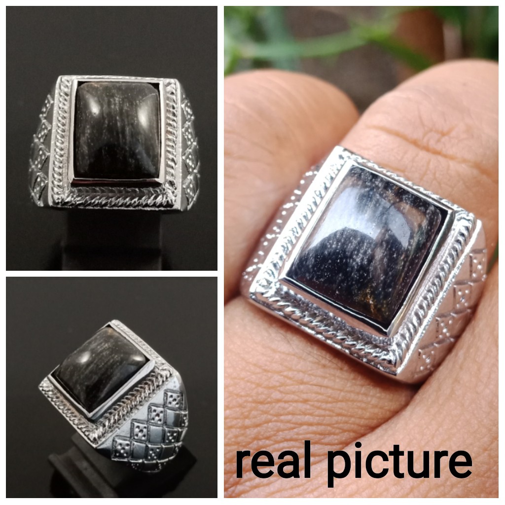 CINCIN BATU FOSIL GALIH KELOR PONOROGO MODEL RING KOTAK