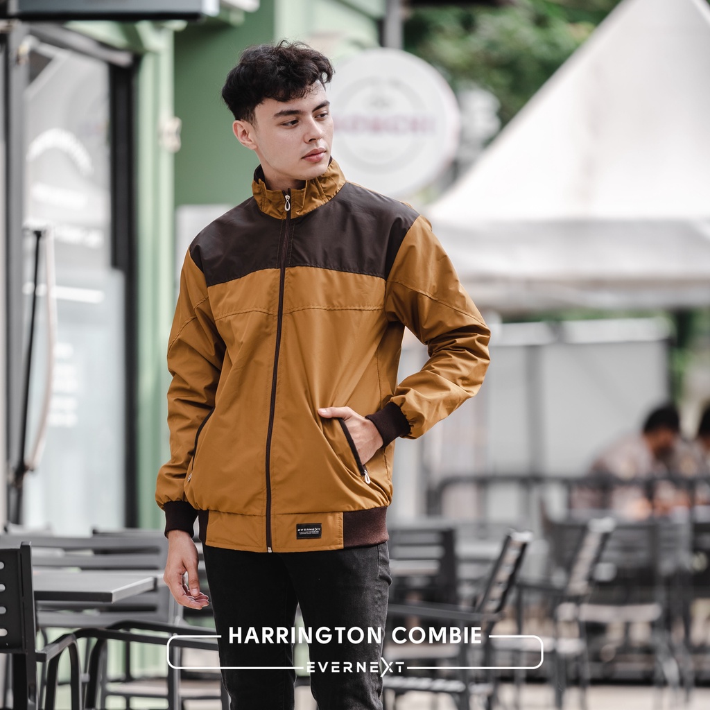 Jaket Harrington Pria Outdoor Kasual Trendi Jaket Motor Cowok Touring Travelling Sporty Windproof Tebal Kekinian Premium Neo