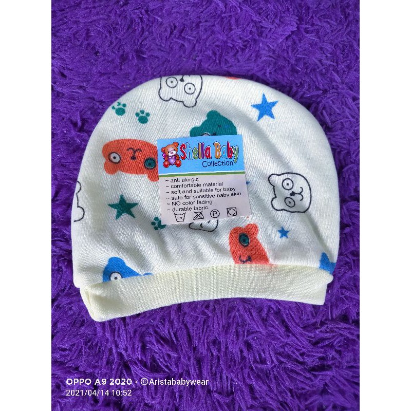 ILHAM BABY - JUMPER SET (baju kodok + topi + slaber)