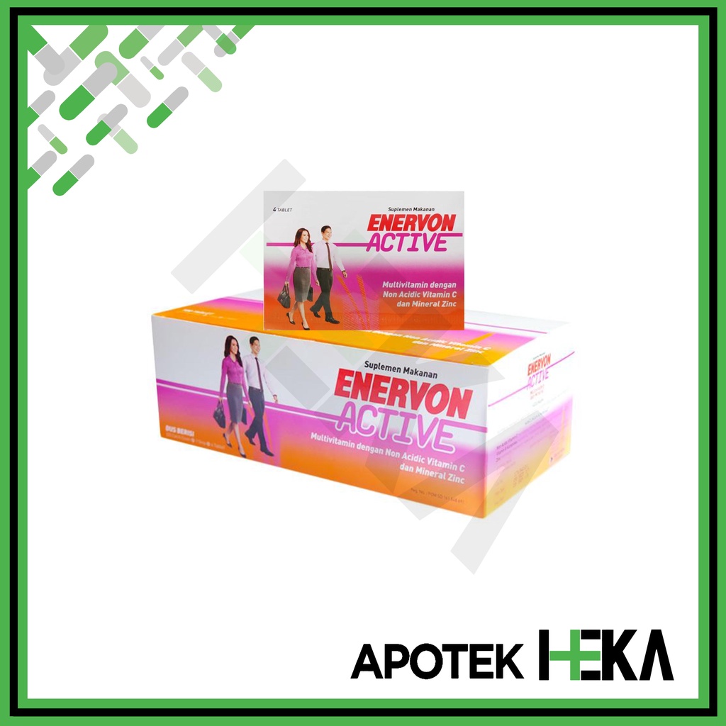 Enervon Active / Aktif Box isi 25x4 Tablet - Suplemen Vitamin C (SEMARANG)