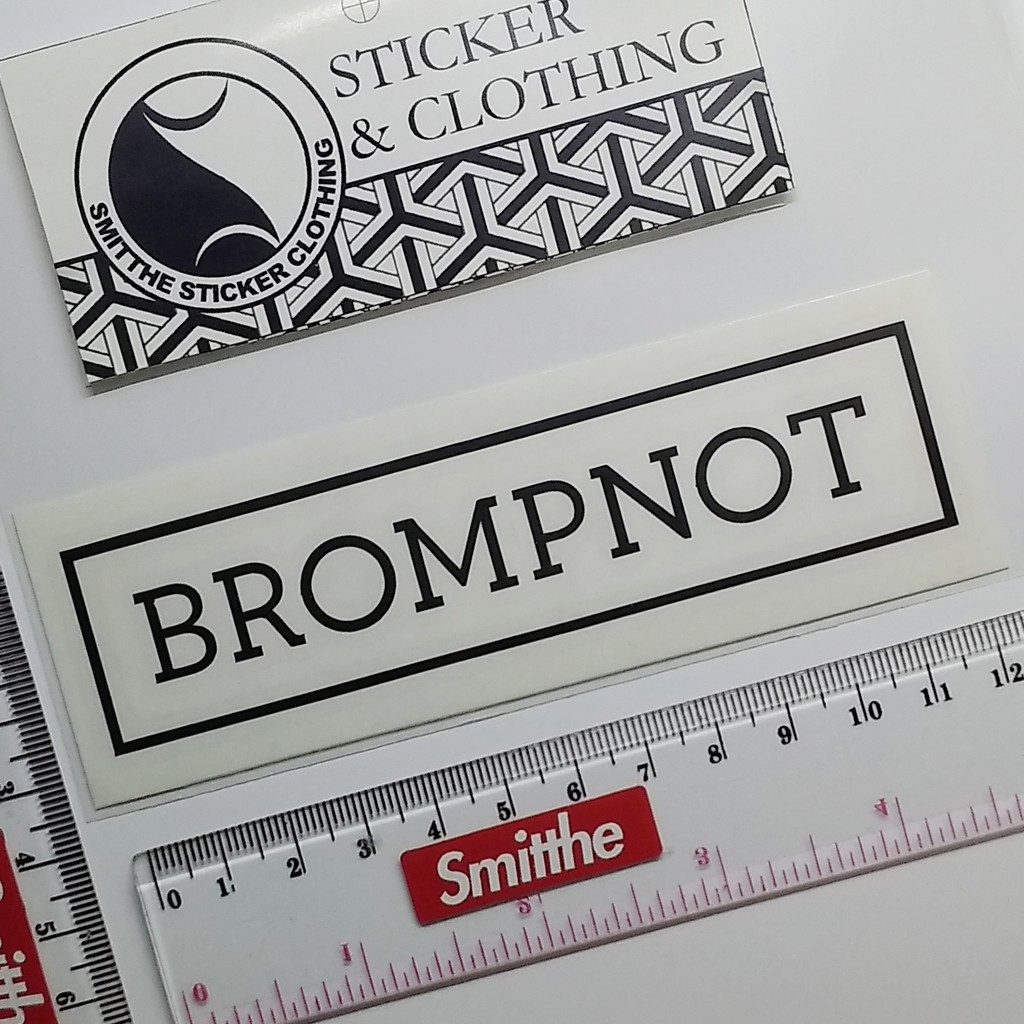 Stiker BROMPNOT Logo Cutting Sticker untuk Motor Mobil Sepeda