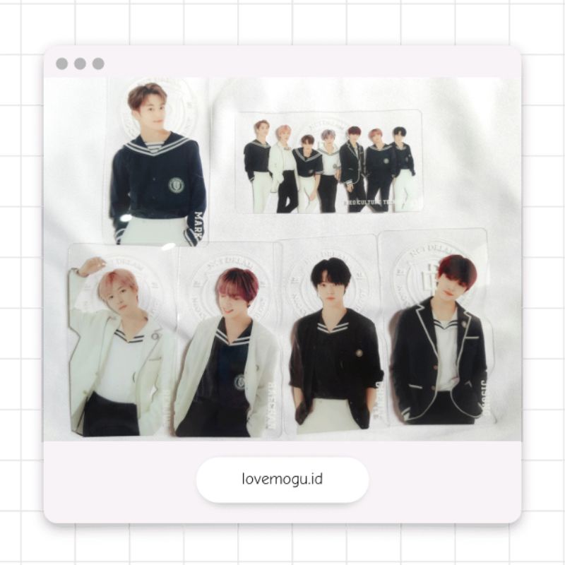 NCT DREAM BACK TO SCHOOL B2S BOOKMARK JENO RENJUN JISUNG