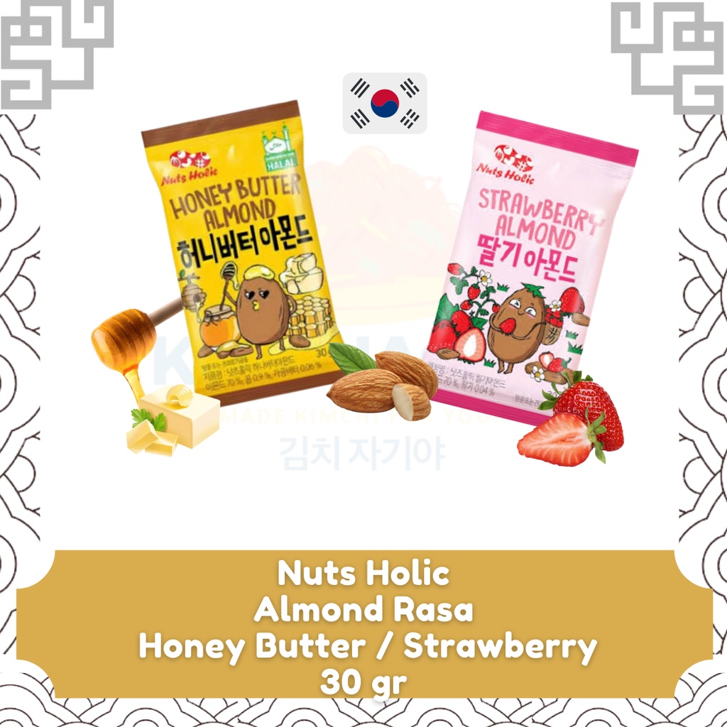 

Almond Honey Butter / Strawberry / Spicy Chicken Nuts Holic 30 gr