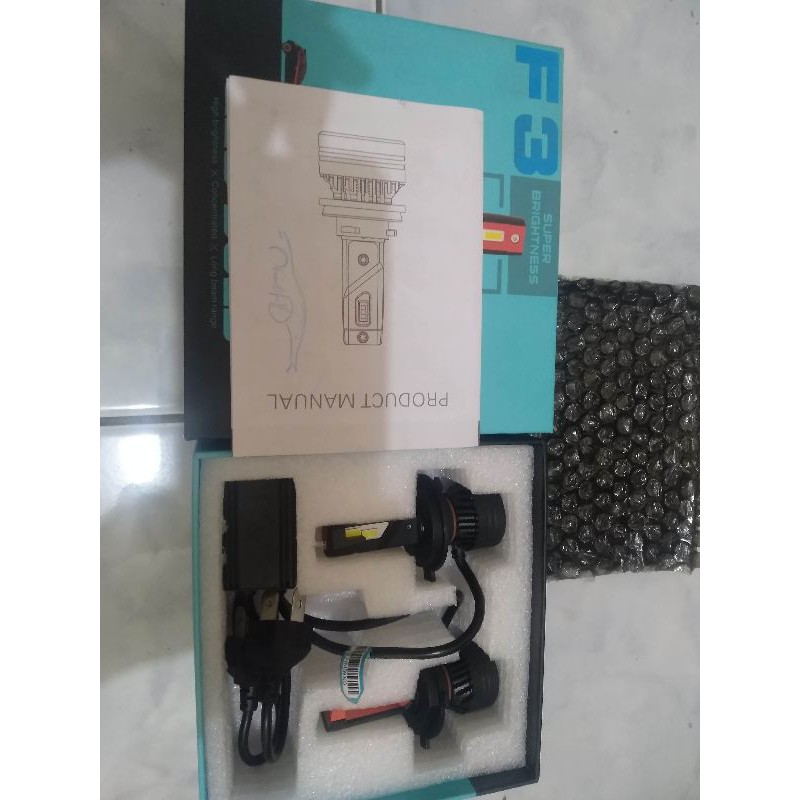 Lampu Mobil LED F3 Cree USA Garansi Socket H4