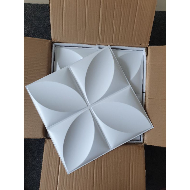 WALLFORM - D006 Wall Panel 3D PVC Kawung Wallpaper Dinding Wallpanel