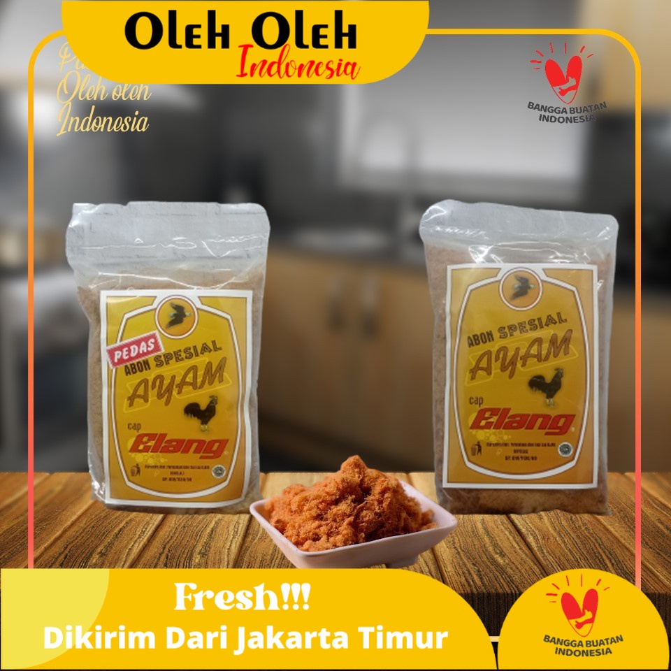 

Abon Ayam Pedas Abon Ayam Manis Abon Ayam Boyolali Super Cap Elang 250 gr