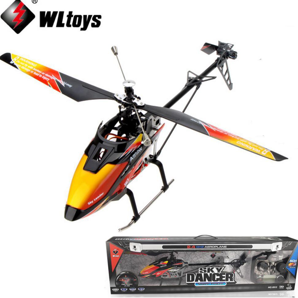 Gratis Ongkir Wltoys V913 Helicopter Rc Brushless 4ch Built In Gyro Super Stable Flight Rc Shopee Indonesia