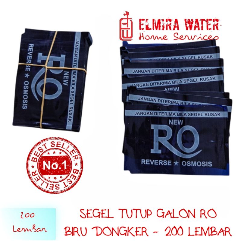 Segel Tutup Galon RO Biru Dongker 200 pcs