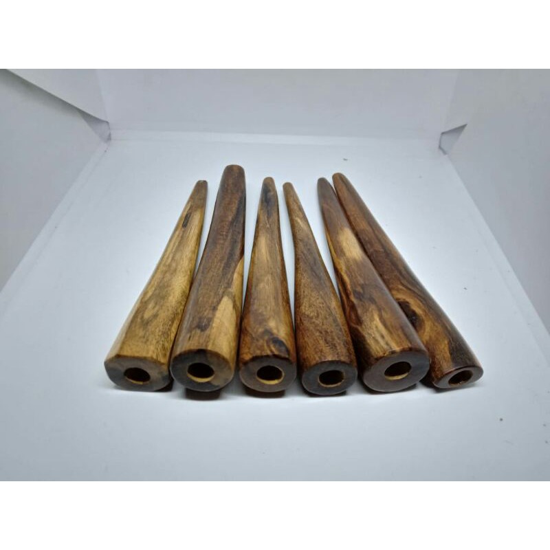 once pipa rokok kayu gaharu buaya wangi panjang 13cm