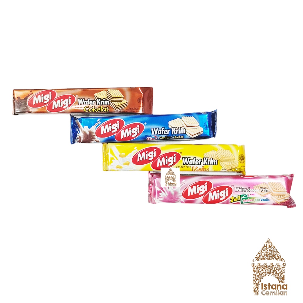 Migi Migi Wafer Krim 11 Gram SATUAN | Momogi Wafer