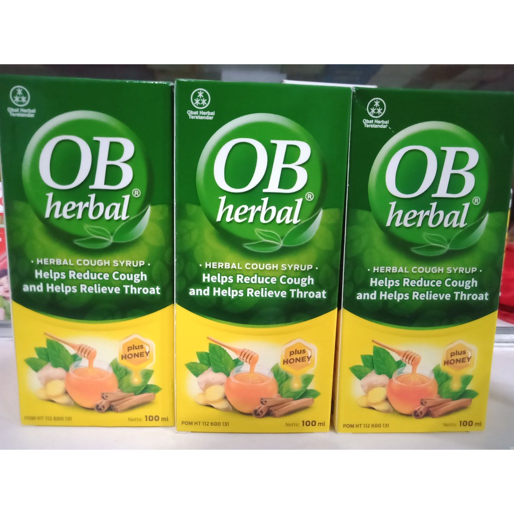 Jual OB Herbal Dewasa 100ml/sirup obat batuk herbal/OB Herbal 100 ml