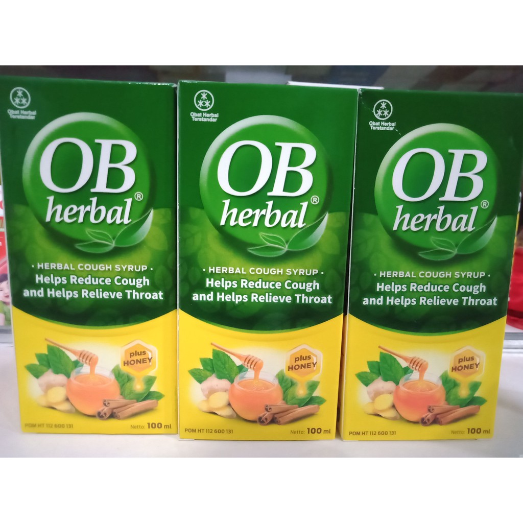 Jual Ob Herbal Dewasa 100ml Sirup Obat Batuk Herbal Ob Herbal 100 Ml