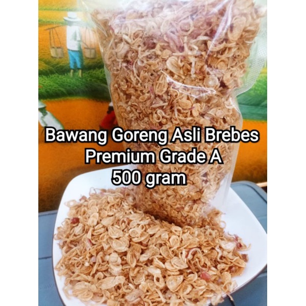 

Bawang Goreng Asli Brebes Premium 500 gram