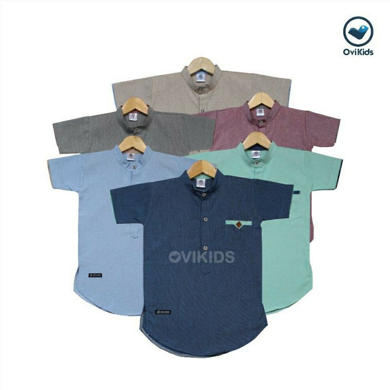 Kemko Anak Ovikids Baju Kemeja Koko