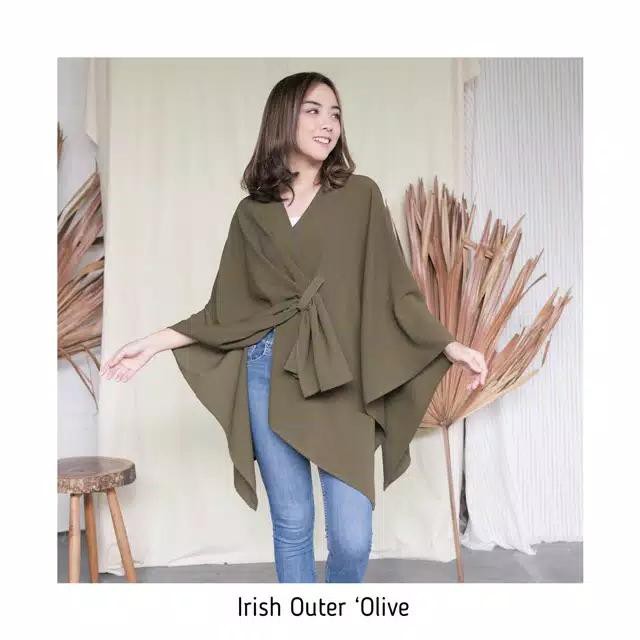 Baju Atasan Irish Outer Cardigan Moscrepe