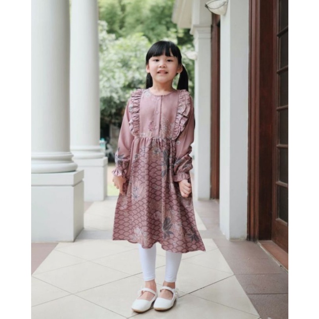 TERATAI KIDS DRESS BY VANILLA HIJAB ❗❗SIAP KIRIM ❗❗