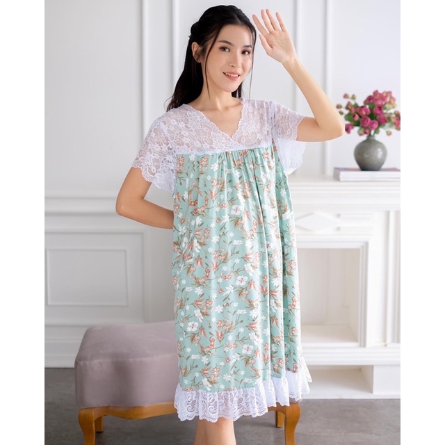 IRISH MINT Sleepwear, Baju Tidur Sexy Rayon Premium Bahan Dingin-1