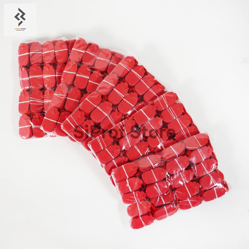 

HJK Bandrol / Price Tag / Label Harga Perhiasan ukuran kecil 1 Pack (5 bungkus) Isi 1300 - 1700