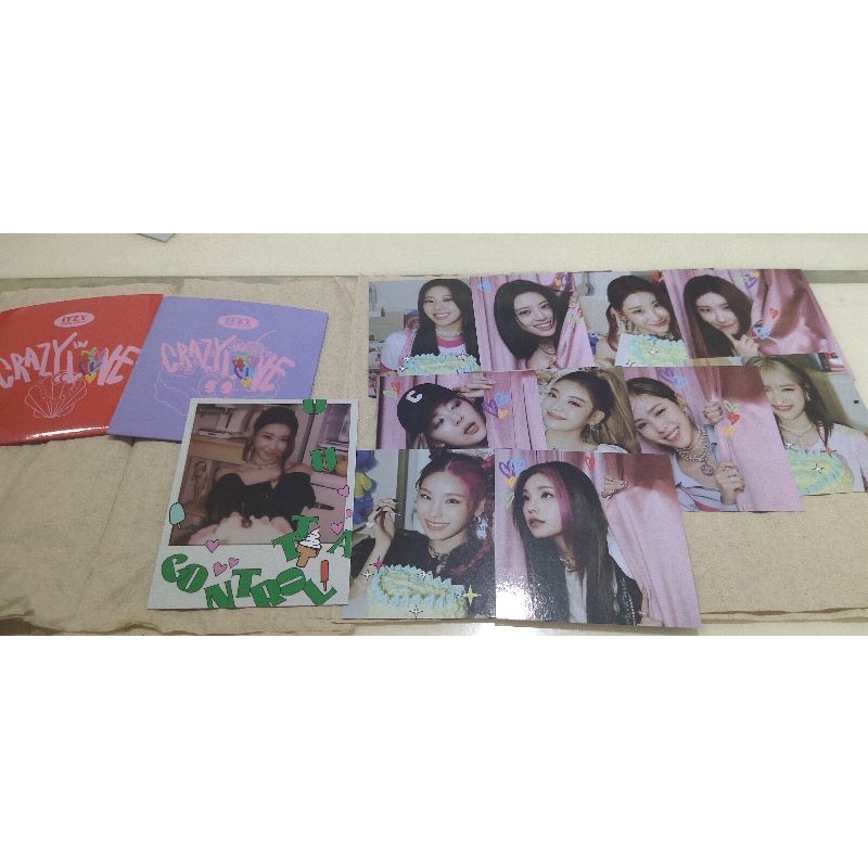ITZY PHOTOCARD BENEFIT CRAZY IN LOVE + POLAROID