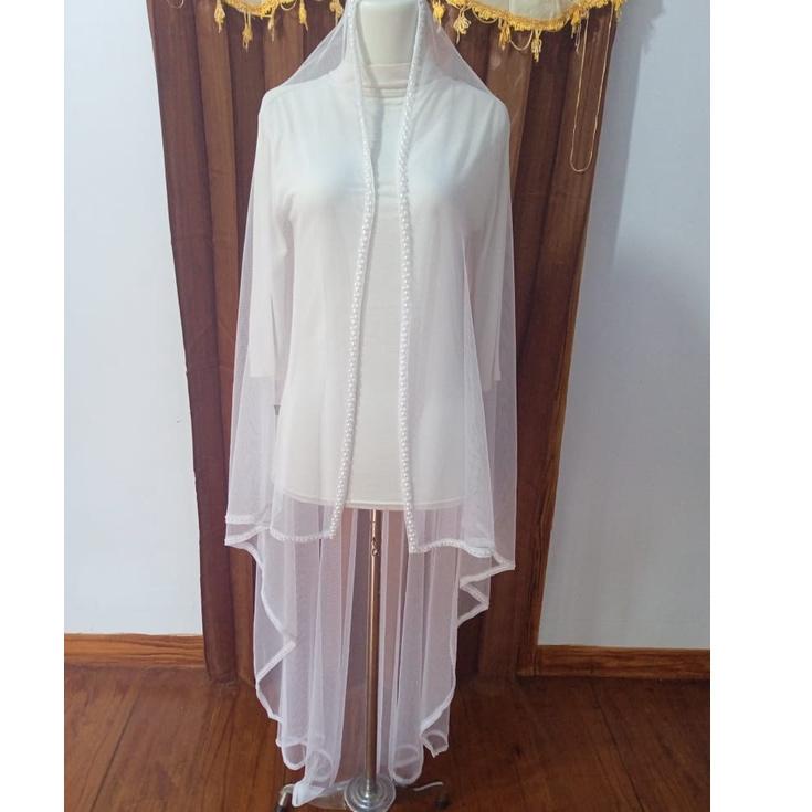 Oke Price.. slayer pengantin kerudung pengantin hijab pengantin elegan | slayer pengantin murah